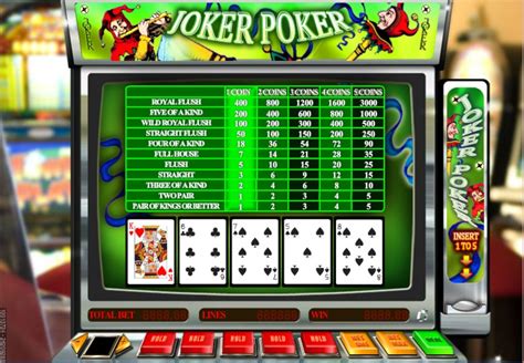 poker machine gratuit joker